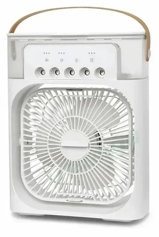 3-in-1 Mini-Luftkühler für Kinderzimmer & Sommerferien – Mit Luftbefeuchter, Ventilator & LED