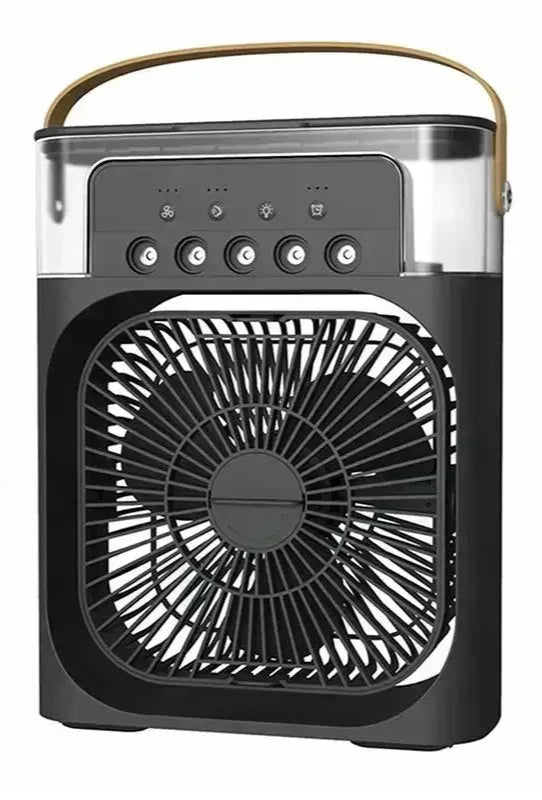 3-in-1 Mini-Luftkühler für Kinderzimmer & Sommerferien – Mit Luftbefeuchter, Ventilator & LED