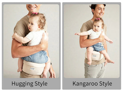Ergonomische Babytrage mit Hüftsitz