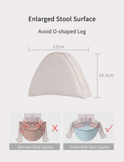 Ergonomische Babytrage mit Hüftsitz