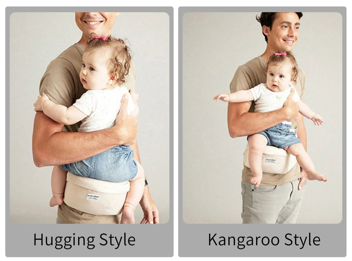 KlugSpiel - Ergonomische Babytrage mit Hüftsitz