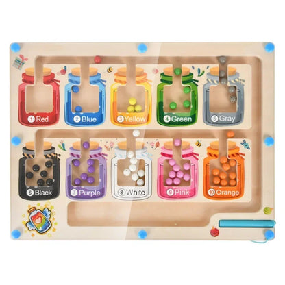 KlugSpiel - Holz Magnetisches Labyrinth für Kinder