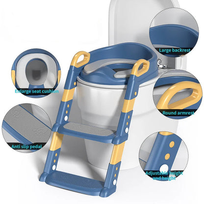 hochwertiger Kindertoilettensitz mit Treppe 